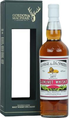 Glenlivet 1977 GM George & J.G. Smith's 43% 700ml