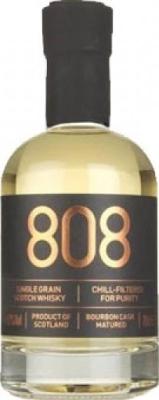 808 Single Grain Scotch Whisky Bourbon 40% 200ml