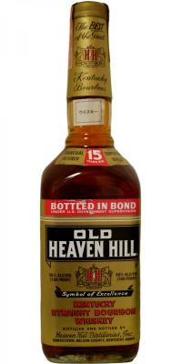 Old Heaven Hill 15yo Bottled in Bond New American Oak Barrels 50% 750ml