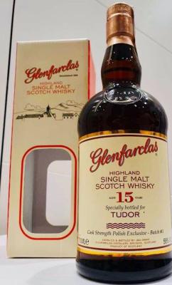 Glenfarclas 15yo Cask Strength Polish exclusive Batch #1 Tudor 58% 700ml