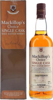 Glencadam 1974 McC Single Cask Cask Strength Oakwood Casks #10 59.9% 700ml