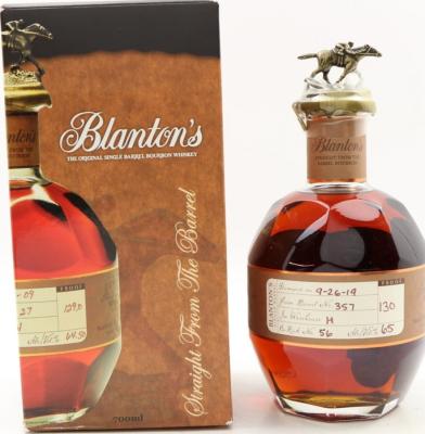 Blanton's Straight from the Barrel 65% 700ml