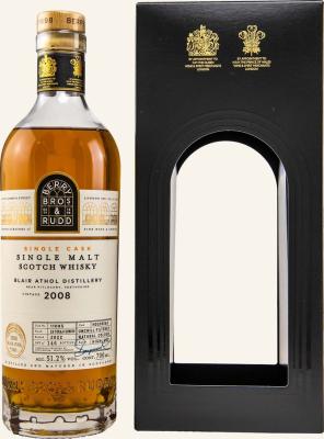 Blair Athol 2008 BR Single Cask Hogshead Tokaji Gonchi Finish 51.2% 700ml