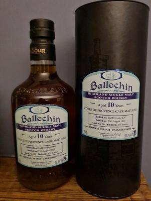 Ballechin 2007 Cotes de Provence Cask Matured 58.4% 700ml