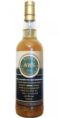 Ardmore 1992 TWA Ex-Bourbon Barrel Avesta Whiskysallskap 48.4% 700ml