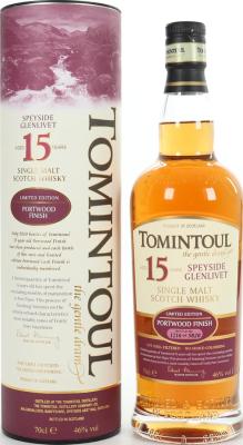 Tomintoul 15yo Portwood Finish Limited Edition 46% 700ml