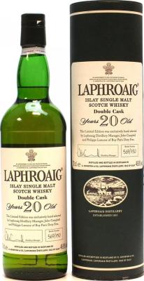 Laphroaig 20yo Double Cask Limited Edition Aelias Buy Paris Duty Free 46.6% 700ml