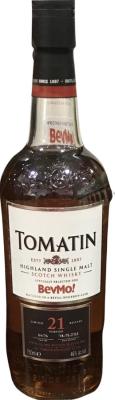 Tomatin 21yo Limited Release Refill Bourbon BevMo 46% 750ml