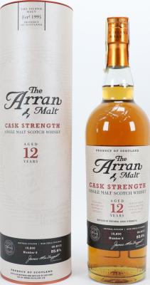 Arran 12yo Cask Strength 53.6% 700ml