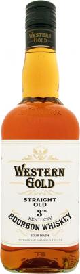 Western Gold 3yo Straight Kentucky Bourbon Whisky American Oak LIDL 40% 700ml