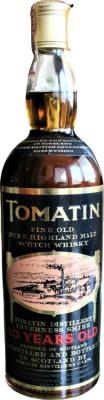 Tomatin 10yo Fine Old Pure Highland Malt Scotch Whisky 10yo Canellese & Bocchino 43% 750ml