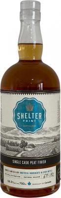 Shelter Point Single Cask Peat Finish Edition American oak + ex-Islay cask finish 58.5% 750ml