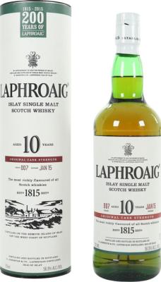 Laphroaig Cask Strength Oak Barrels 56.3% 750ml