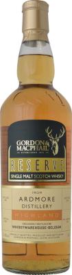 Ardmore 1997 GM Reserve Refill Bourbon Barrel #5555 WhiskyWarehouse Belgium 55.4% 700ml