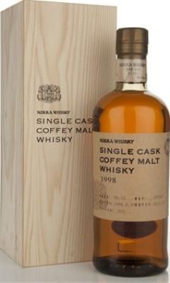 Nikka 1998 Single Cask Coffey Malt Recharred Hogshead #133421 LMDW 62% 700ml