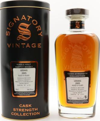 Ledaig 2005 SV Cask Strength Collection 1st Fill Sherry Butt #900147 56% 700ml