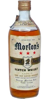 Morton's Special Reserve 43% 750ml