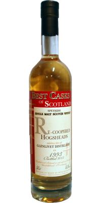 Glenlivet 1993 JB Best Casks of Scotland Re-Coopered Hogsheads 43% 500ml