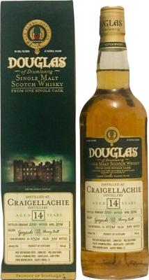 Craigellachie 2000 DoD 14yo Sherry Butt LD 10534 46% 700ml