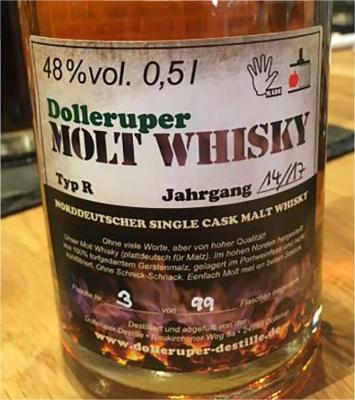 Dolleruper 2014 Molt Whisky Portweinfass 48% 500ml