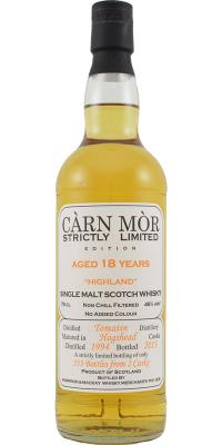 Tomatin 1994 MMcK Carn Mor Strictly Limited Edition 46% 700ml
