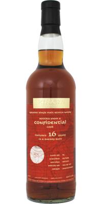 Confidential Cask 1995 KiW Confidential Cask Sherry Butt 53.9% 700ml