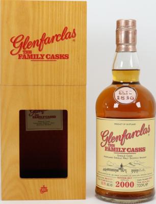 Glenfarclas 2000 The Family Casks Release W17 Sherry Butt #3633 56.9% 700ml