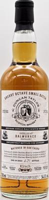 Dalmunach 2016 DT Sherry Cask Octave Small Batch 10828217, 10828227 Kirsch Exclusive 54.8% 700ml