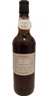 Springbank 2009 Duty Paid Sample For Trade Purposes Only Refill Sherry Hogshead Rotation 113 57.8% 700ml