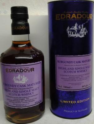 Edradour 2003 Burgundy Cask Batch #1 46% 700ml