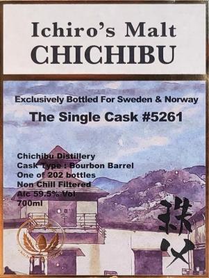 Chichibu 2015 The Single Cask Bourbon Barrel Sweden & Norway 59.5% 700ml
