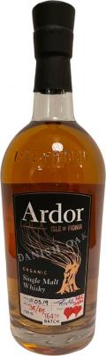 Isle of Fionia Ardor Organic Single Malt Whisky Danish Oak Batch 164 58.2% 700ml