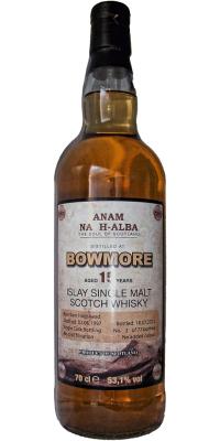 Bowmore 1997 ANHA The Soul of Scotland Bourbon Hogshead 53.1% 700ml