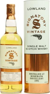 Rosebank 1991 SV Vintage Collection Bourbon Barrel 4763 + 65 43% 700ml