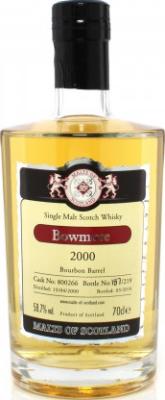 Bowmore 2000 MoS Bourbon Barrel #800266 58.7% 700ml