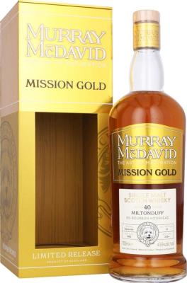 Miltonduff 1982 MM Mission Gold 43.6% 700ml