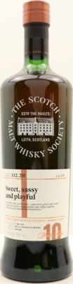 Inchmurrin 2007 SMWS 112.20 Sweet sassy and playful 10yo 2nd Fill Ex-Madeira Hogshead 56.5% 700ml