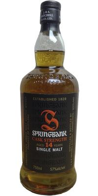 Springbank 14yo Cask Strength Bourbon Barrel Astor Wines & Spirits NYC 57% 750ml