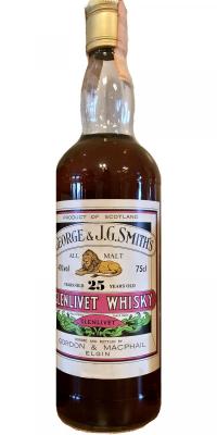 Glenlivet 25yo GM George & J.G. Smith's 40% 750ml