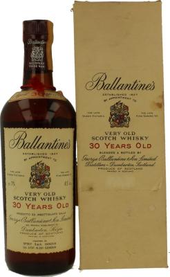 Ballantine's 30yo Spirit S.p.A. Geneva 43% 750ml