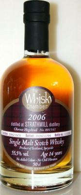 Strathmill 2006 WCh Oloroso Sherry Hogshead #801541 55.5% 500ml