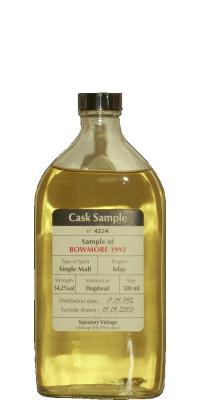 Bowmore 1992 SV Cask Sample #4224 54.2% 500ml