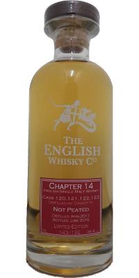 The English Whisky 2011 Chapter 14 Not Peated 120, 121, 122, 123 58.8% 700ml