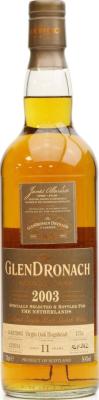 Glendronach 2003 Single Cask 11yo 54.4% 700ml