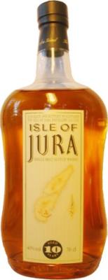 Isle of Jura 10yo Old Square Map Label 1990s 40% 700ml