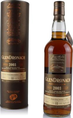 Glendronach 2003 Single Cask Oloroso Sherry Puncheon #3492 Whisky Galore New Zealand 53.8% 700ml
