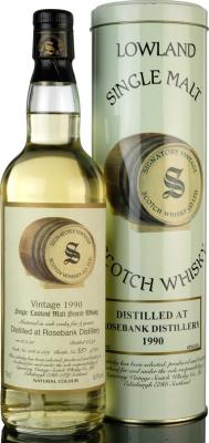 Rosebank 1990 SV Oak Casks 508 + 509 43% 700ml