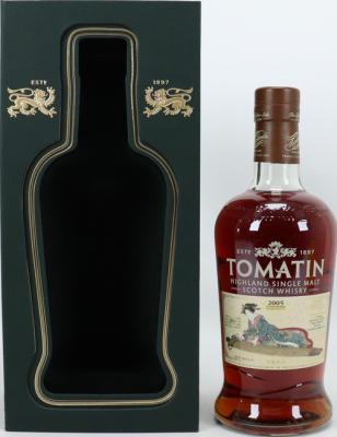 Tomatin 2005 Selected Single Cask Bottling 1st Fill Oloroso Sherry Butt #5223 58.6% 700ml