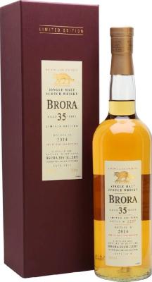 Brora 13th Release Diageo Special Releases 2014 Refill American & European Oak 48.6% 700ml