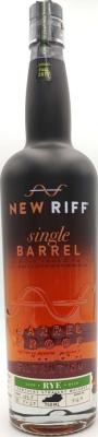 New Riff 2017 Single Barrel Rye 54.25% 750ml